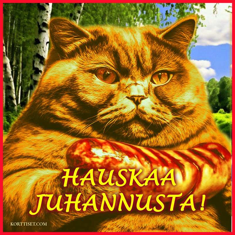 Juhannuksen grilliherkut kortti