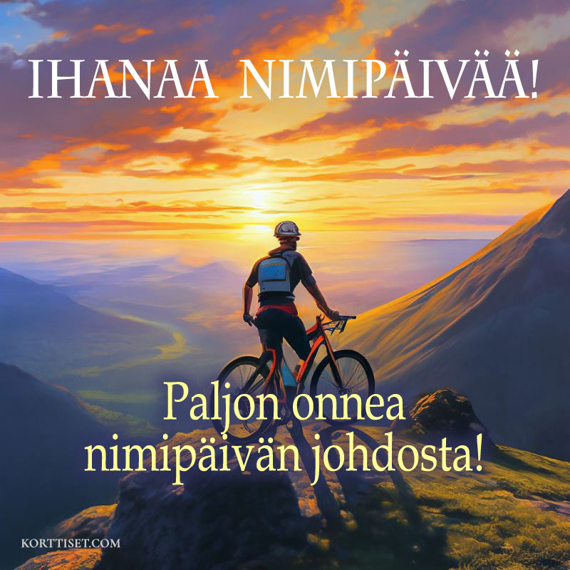Nimipäiväkortti miehelle Urheilu